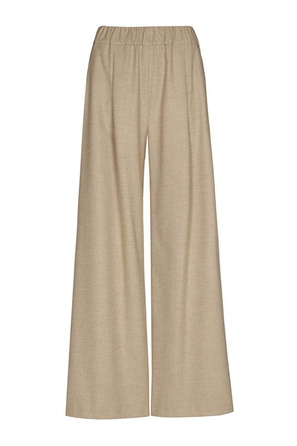 LOOSE-FITTING WIDE WOOL-MIX TROUSERS