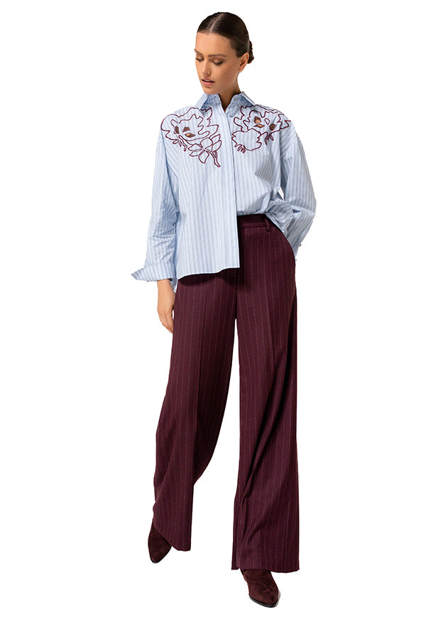 CITY LOOK WOOL-MIX TROUSERS