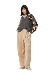 RELAXED FIT CORDUROY TROUSERS