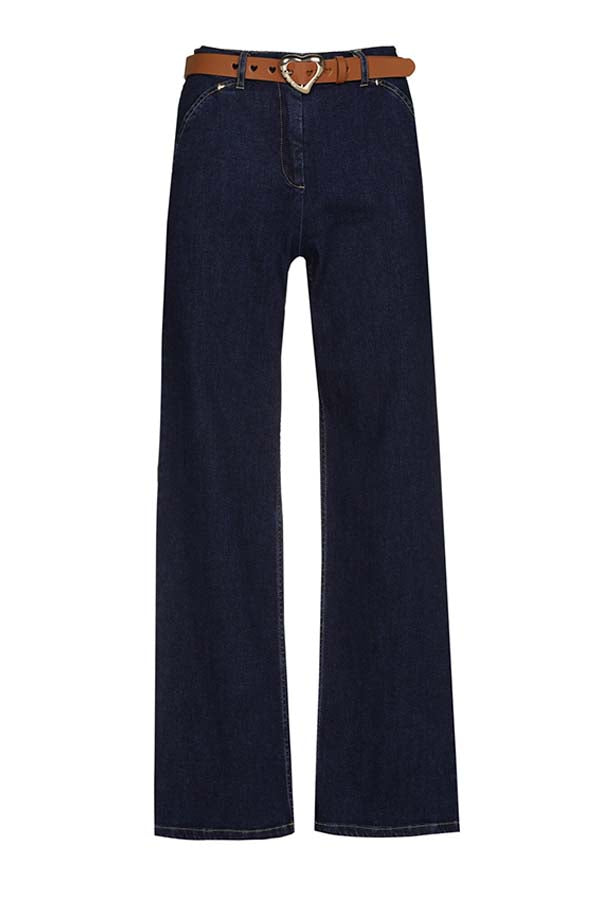 STRAIGHT LEG COMFORTABLE 7/8-LENGTH JEANS