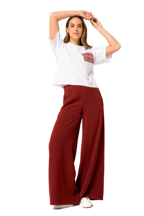 FLOWY PALAZZO TROUSERS