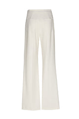 BUTTON DETAIL WHITE TROUSERS