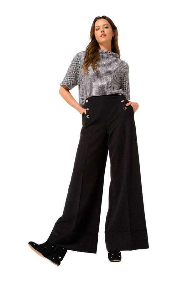 DECORATIVE BUTTONS TROUSERS