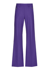 PURPLE CITYLOOK STRAIGHT TROUSERS