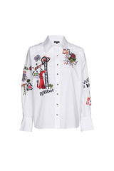 EMBROIDERED COTTON SHIRT