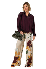 LOOSE-FITTING TUNIC BLOUSE