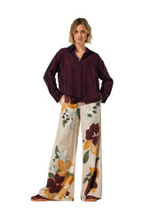 LOOSE-FITTING TUNIC BLOUSE