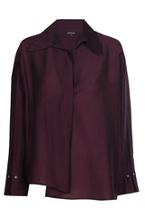 LOOSE-FITTING TUNIC BLOUSE