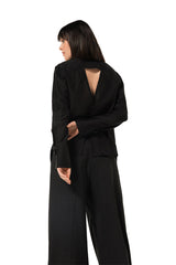 OPEN BACK DETAIL BLOUSE