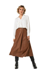 JABOT DETAIL FLOWING BLOUSE