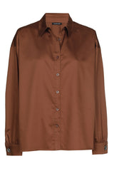 SHINY COTTON BLOUSE
