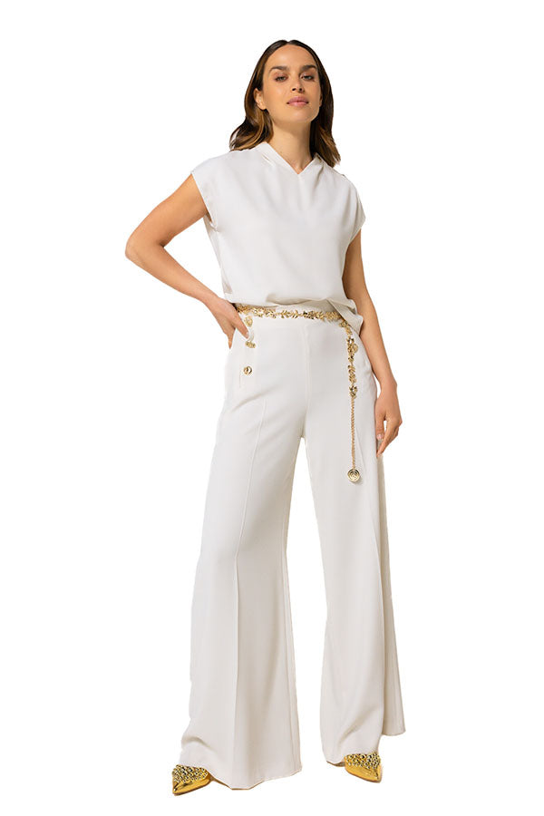 ASYMMETRICAL SHOULDER DETAIL TOP