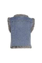 COSY DENIM BODY WARMER