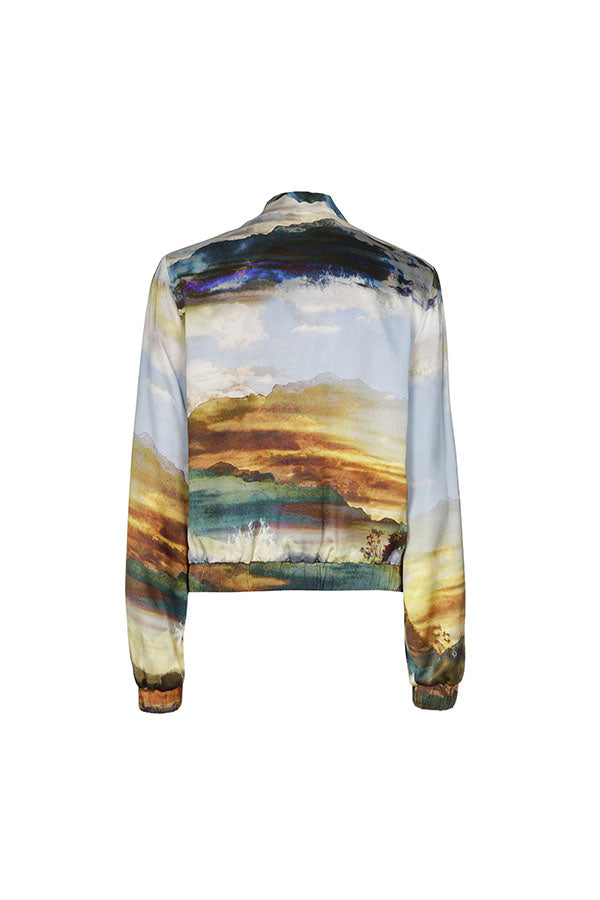 LANDSCAPE DESIGN BOMBER JACKET