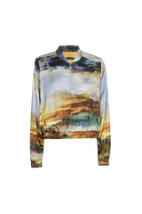 LANDSCAPE DESIGN BOMBER JACKET