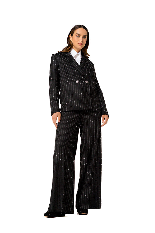 STRAIGHT-FIT FANCY BLAZER