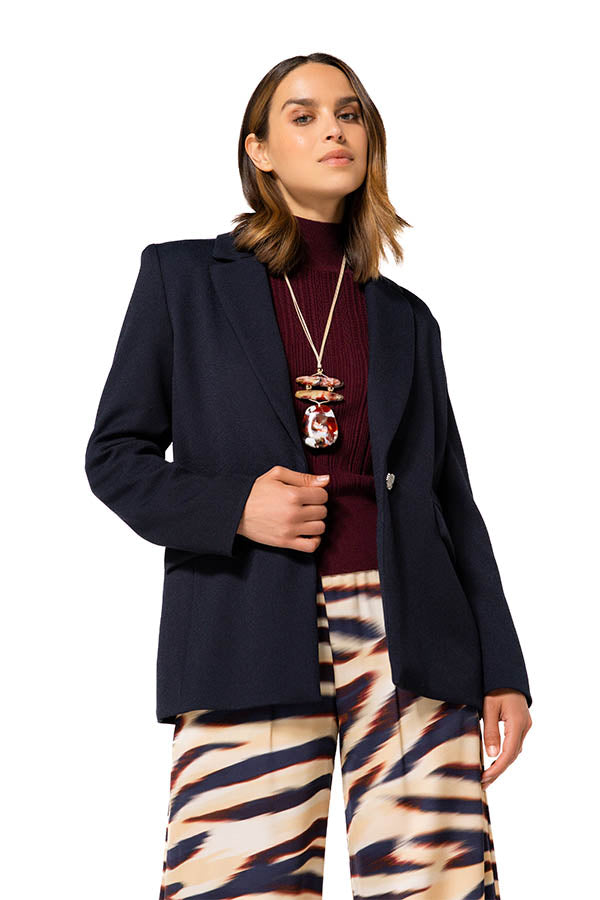 STRAIGHT COMFORTABLE BLAZER