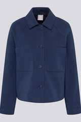 LARGE POCKETS TURN-DOWN COLLAR SHORT JACKET