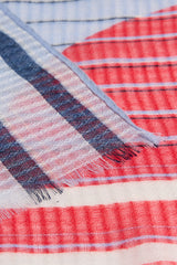 COLORBLOCK DESIGN STRIPED SCARF