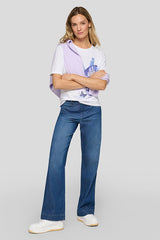 LARGE BUTTERFLY MOTIF T-SHIRT