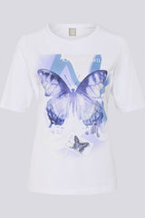 LARGE BUTTERFLY MOTIF T-SHIRT