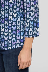 BUTTERFLY PRINT T-SHIRT