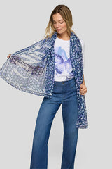 BUTTERFLY PATTERN SCARF
