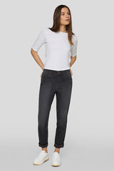RIKKI ELASTICATED WAIST 5-POCKET JEANS