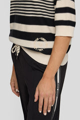 VARYING STRIPED DESIGN SWEATER