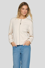 ZIPPER LIGHTWEIGHT BLOUSON JACKET