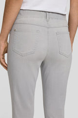 LIGHT GREY PULL ON SLIM JEANS