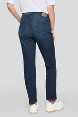 USED INDIGO STRAIGHT LEG SLIM JEANS