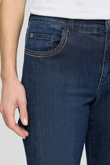USED INDIGO STRAIGHT LEG SLIM JEANS