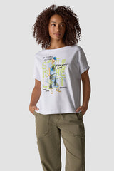 LARGE PRINT MOTIF T-SHIRT