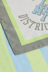 LCMT BLOCK STRIPE SQUARE SCARF