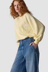 LARGE POCKETS BARREL JEANS