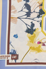 ABSTRACT FLORAL PRINT SCARF