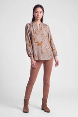 PAISLEY PATTERN BLOUSE