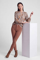 PAISLEY PATTERN BLOUSE