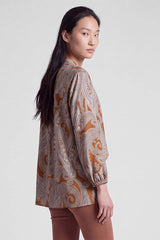 PAISLEY PATTERN BLOUSE