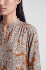 PAISLEY PATTERN BLOUSE