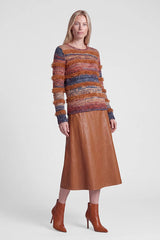 LEATHER-LOOK SKIRT