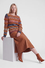 LEATHER-LOOK SKIRT