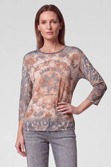 PAISLEY PRINT T-SHIRT
