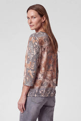 PAISLEY PRINT T-SHIRT