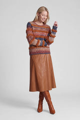 STRIPED KNIT SWEATER