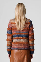 STRIPED KNIT SWEATER