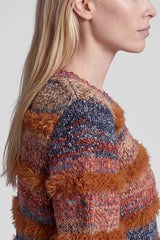 STRIPED KNIT SWEATER