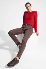 DECORATIVE SEAMS SKINNY TROUSERS