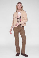 BOMBER JACKET STYLE CARDIGAN